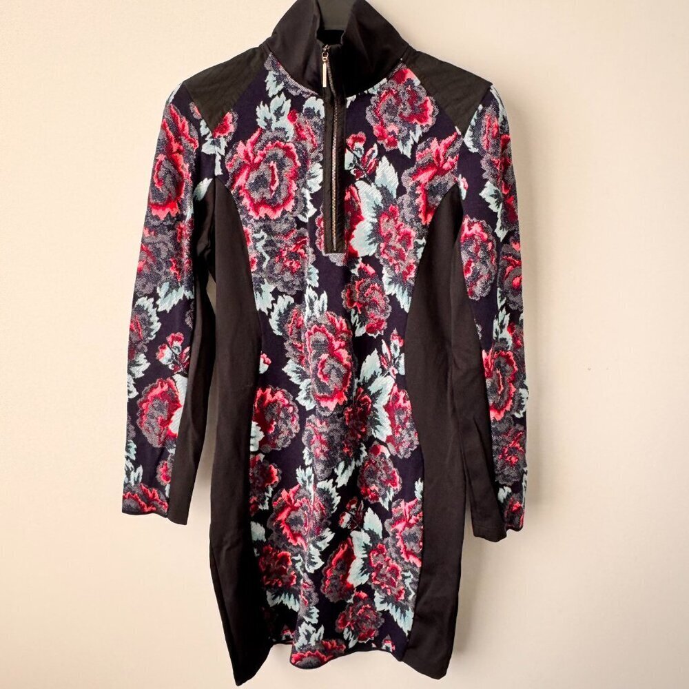 Marc Cain Sports Long Sleeve Floral Dress Tennis/Golf/Pickleball - Picture 3 of 11
